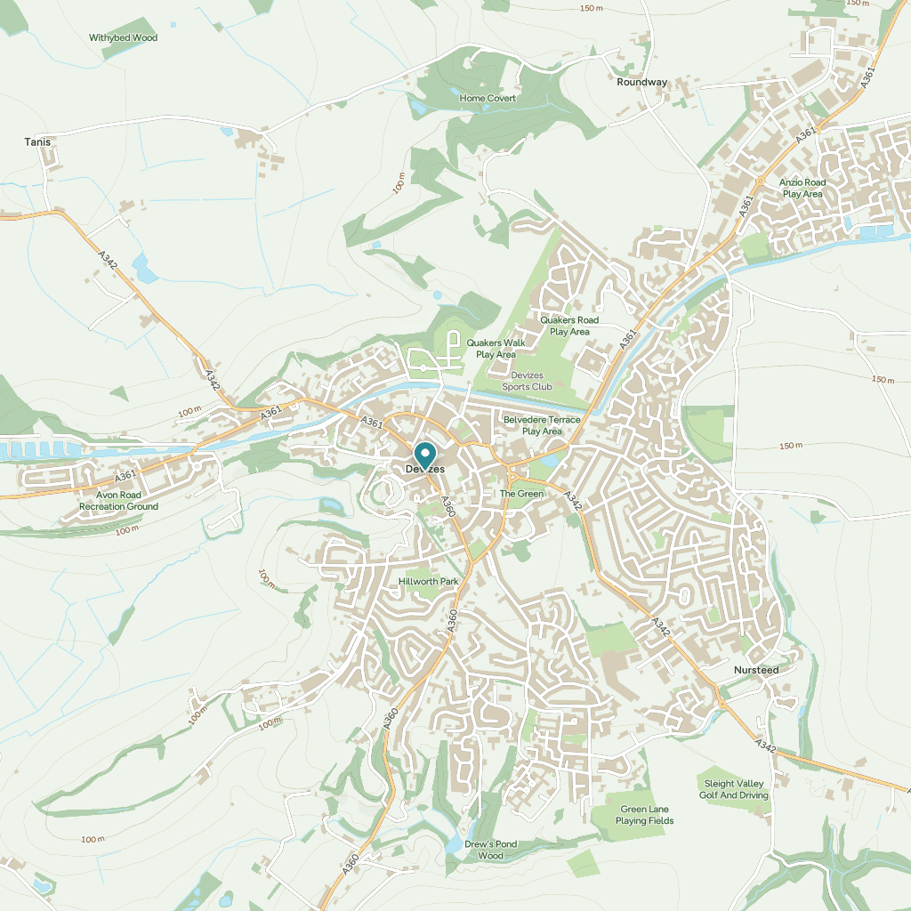 Map of Devizes